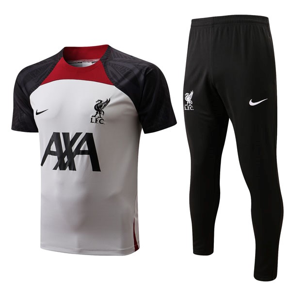 Maillot Liverpool Ensemble Complet 2022-23 Blanc